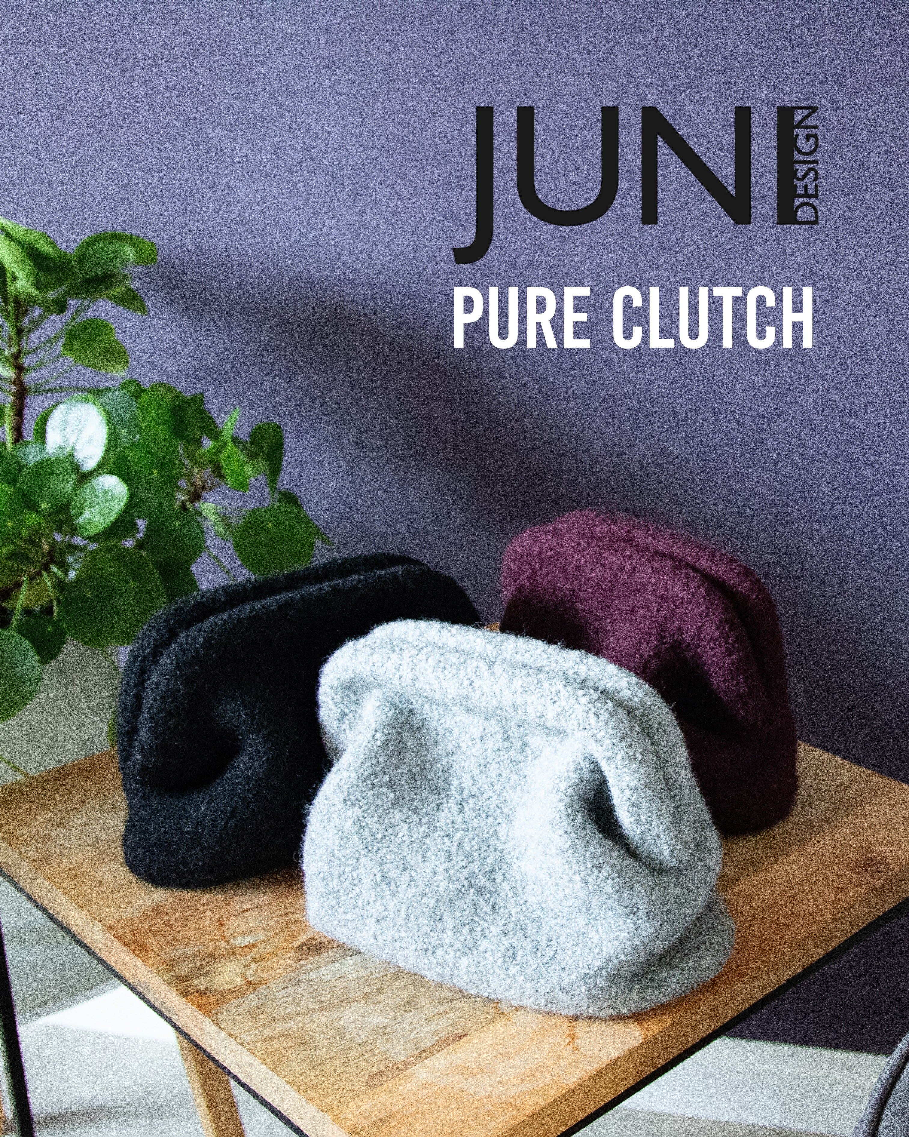 Pure Clutch Strickanleitung PDF